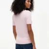 Short-Sleeve Cable Knit Sweater