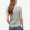 Short-Sleeve Cable Knit Sweater