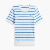Short-Sleeve Cable Knit Sweater