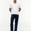 Short-Sleeve Cable Knit Sweater Polo Short-Sleeve Cable Knit Sweater Polo