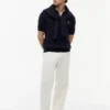 Short-Sleeve Cable Knit Sweater Polo Short-Sleeve Cable Knit Sweater Polo