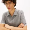 Short-Sleeve Cable Knit Sweater Polo Short-Sleeve Cable Knit Sweater Polo