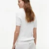 Short-Sleeve Cable Knit Sweater Polo Short-Sleeve Cable Knit Sweater Polo