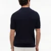 Short-Sleeve Cable Knit Sweater Polo Short-Sleeve Cable Knit Sweater Polo