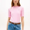 Short-Sleeve Crewneck Sweater
