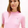 Short-Sleeve Crewneck Sweater