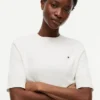 Short-Sleeve Crewneck Sweater