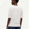 Short-Sleeve Crewneck Sweater