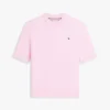 Short-Sleeve Crewneck Sweater