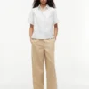 Short-Sleeve Linen-Blend Shirt