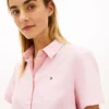Short-Sleeve Linen-Blend Shirt