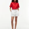Short-Sleeve Linen-Blend Shirt