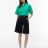 Short-Sleeve Linen-Blend Shirt