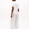 Short-Sleeve Linen-Blend Shirt