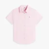 Short-Sleeve Linen-Blend Shirt