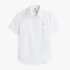 Short-Sleeve Linen-Blend Shirt