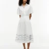 Short-Sleeve Poplin Shirtdress Short-Sleeve Poplin Shirtdress