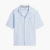 Short-Sleeve Seersucker Sleep Shirt Short-Sleeve Seersucker Sleep Shirt