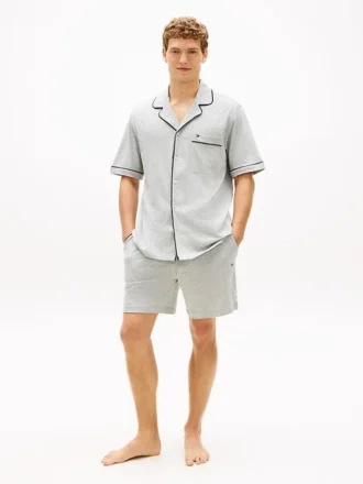 Short-Sleeve Shirt & Short Sleep Set Short-Sleeve Shirt & Short Sleep Set