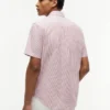 Short-Sleeve Striped Oxford Shirt