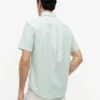 Short-Sleeve Striped Oxford Shirt