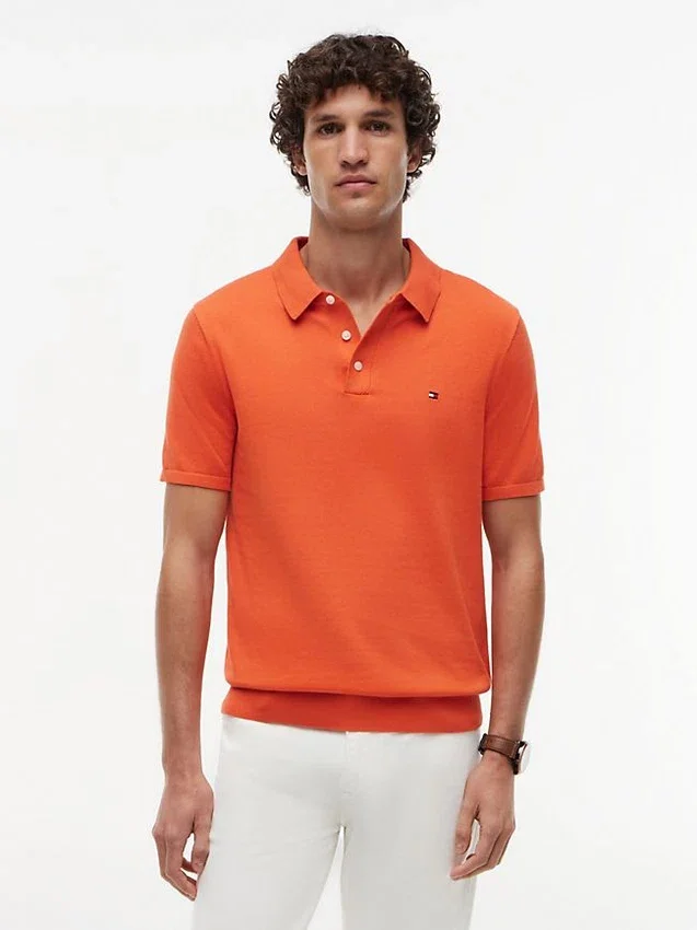 Short-Sleeve Sweater Polo Short-Sleeve Sweater Polo