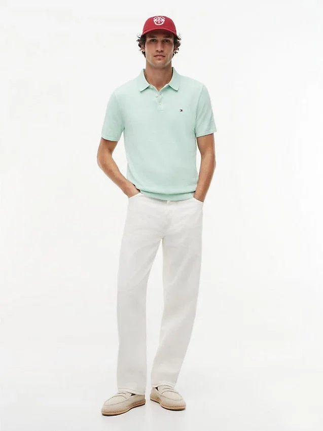 Short-Sleeve Sweater Polo Short-Sleeve Sweater Polo