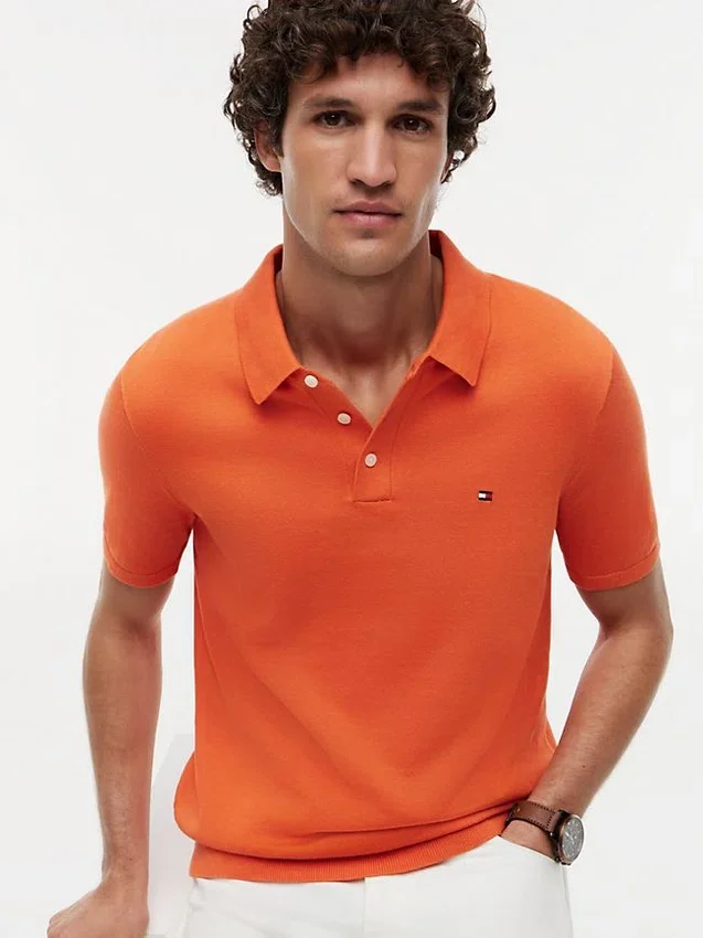 Short-Sleeve Sweater Polo Short-Sleeve Sweater Polo