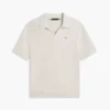 Short-Sleeve Tipped Sweater Polo
