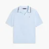Short-Sleeve Tipped Sweater Polo
