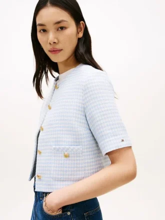 Short-Sleeve Tweed Lady Jacket Short-Sleeve Tweed Lady Jacket