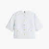 Short-Sleeve Tweed Lady Jacket Short-Sleeve Tweed Lady Jacket