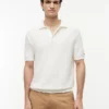 Short-Sleeve Waffled Sweater Polo Short-Sleeve Waffled Sweater Polo