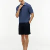Short-Sleeve Waffled Sweater Polo Short-Sleeve Waffled Sweater Polo