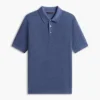 Short-Sleeve Waffled Sweater Polo Short-Sleeve Waffled Sweater Polo