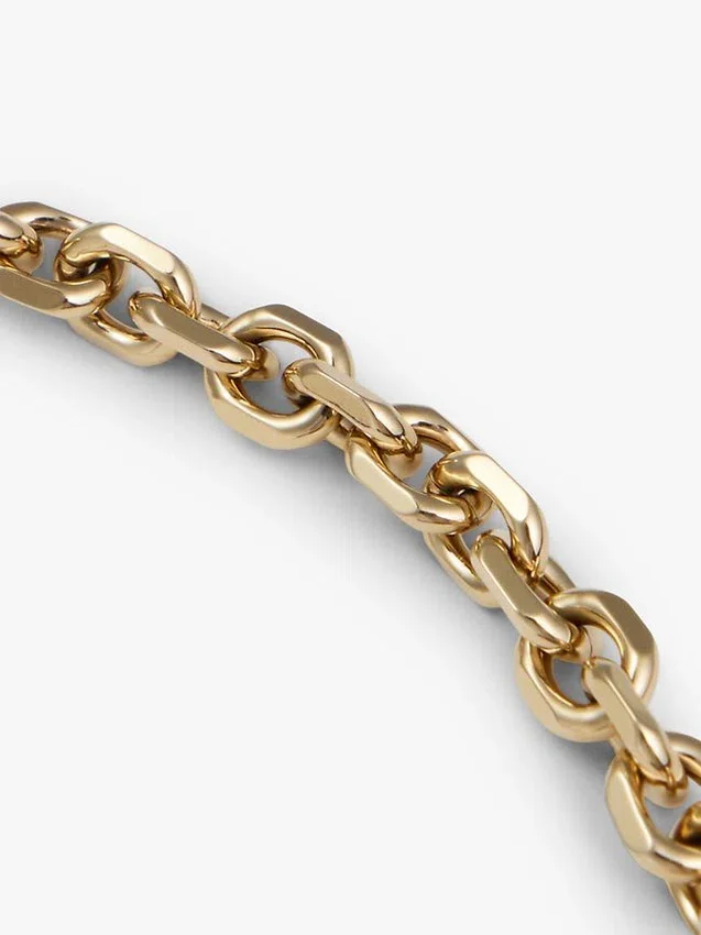 Signature Stripe Chain Link Necklace Signature Stripe Chain Link Necklace