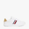 Signature Stripe Leather Court Sneaker