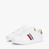 Signature Stripe Leather Court Sneaker