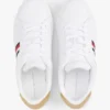 Signature Stripe Leather Court Sneaker