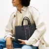 Signature Stripe Satchel Bag Signature Stripe Satchel Bag