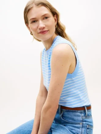 Sleeveless Crewneck Sweater