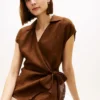 Sleeveless Linen Wrap Top Sleeveless Linen Wrap Top