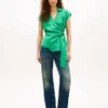 Sleeveless Linen Wrap Top Sleeveless Linen Wrap Top
