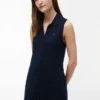 Sleeveless Pique Midi Polo Dress