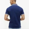 Slim Fit Block Stripe Stretch Pique Polo