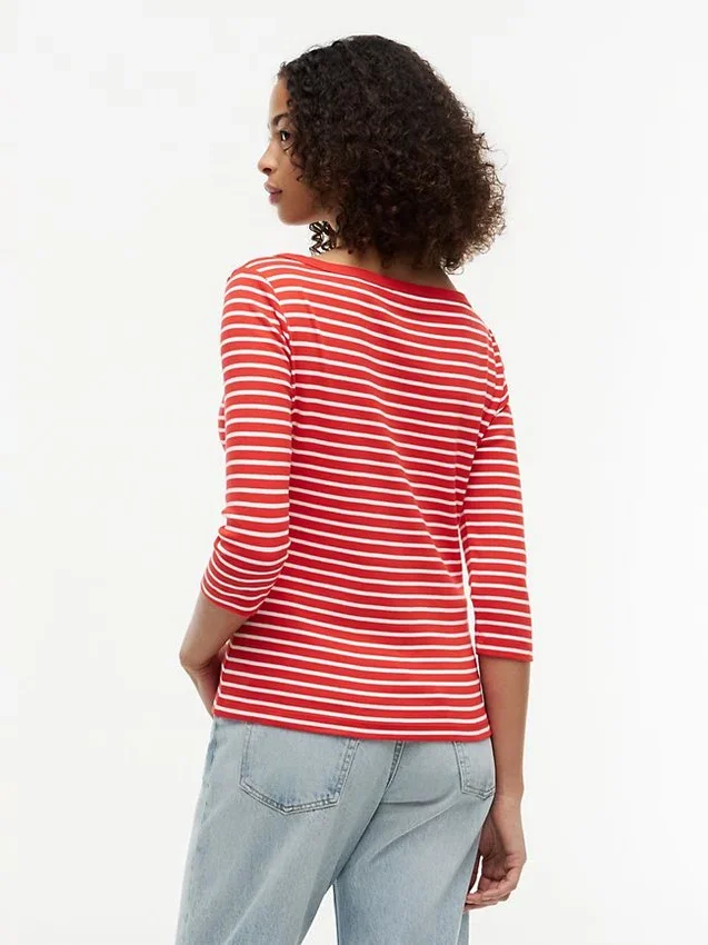 Slim Fit Boatneck T-Shirt Slim Fit Boatneck T-Shirt