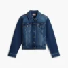 Slim Fit Dark Wash Stretch-Denim Jacket Slim Fit Dark Wash Stretch-Denim Jacket