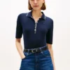 Slim Fit Half-Sleeve Tipped Polo Slim Fit Half-Sleeve Tipped Polo