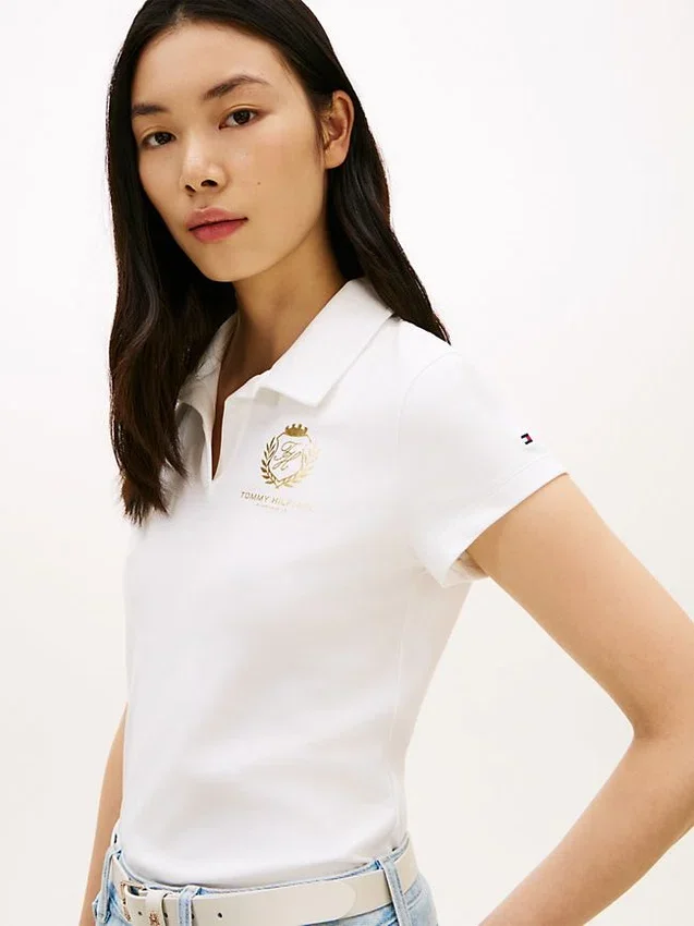 Slim Fit Laurel Leaf Logo Polo Slim Fit Laurel Leaf Logo Polo