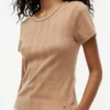 Slim Fit Pointelle Crewneck T-Shirt Slim Fit Pointelle Crewneck T-Shirt